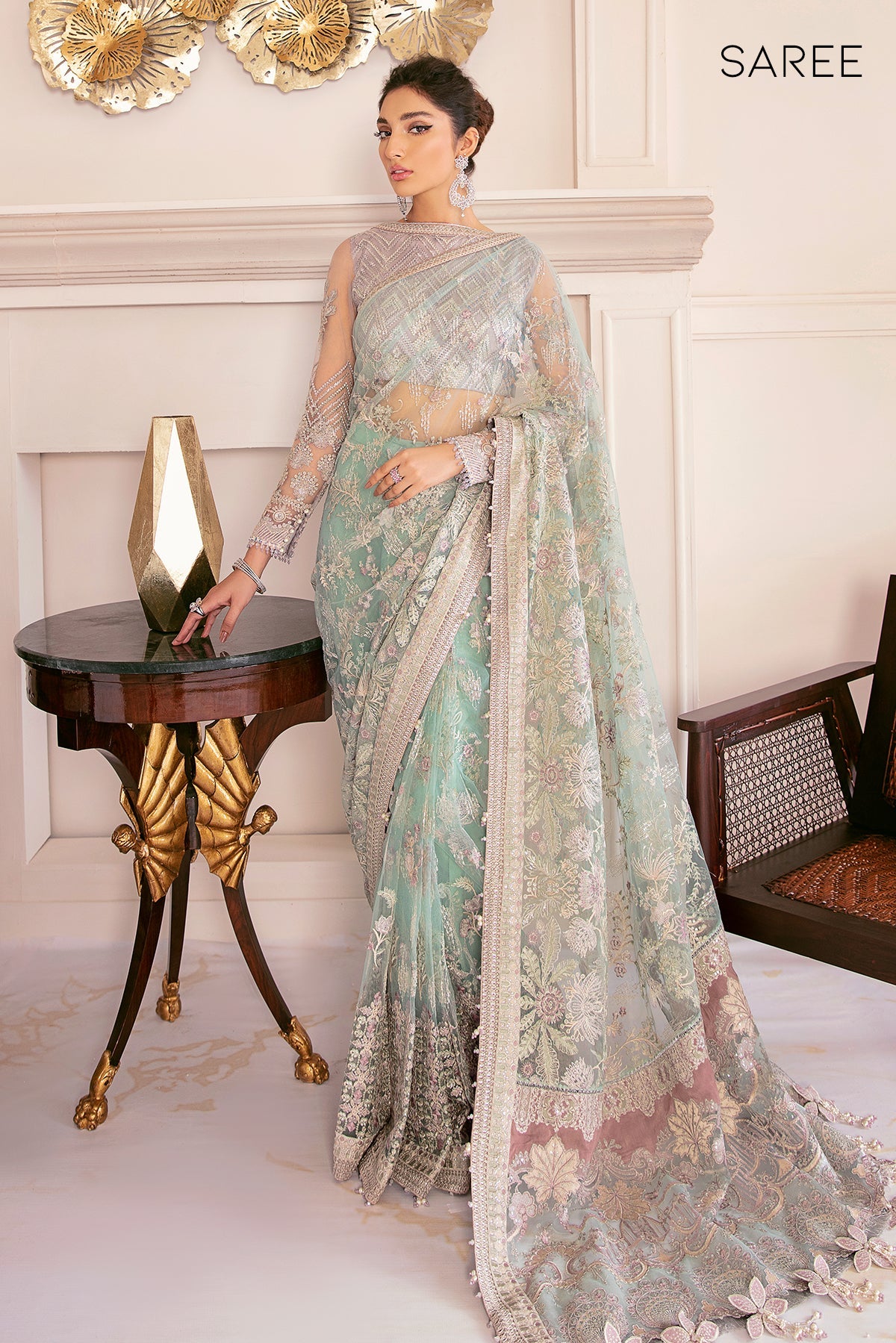 Baroque - Embroidered Net Ch08-10 Unstitched