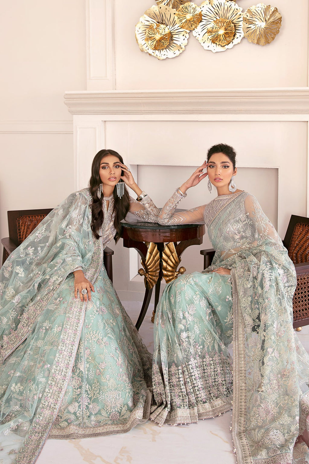 Baroque - Embroidered Net Ch08-10 Stitched