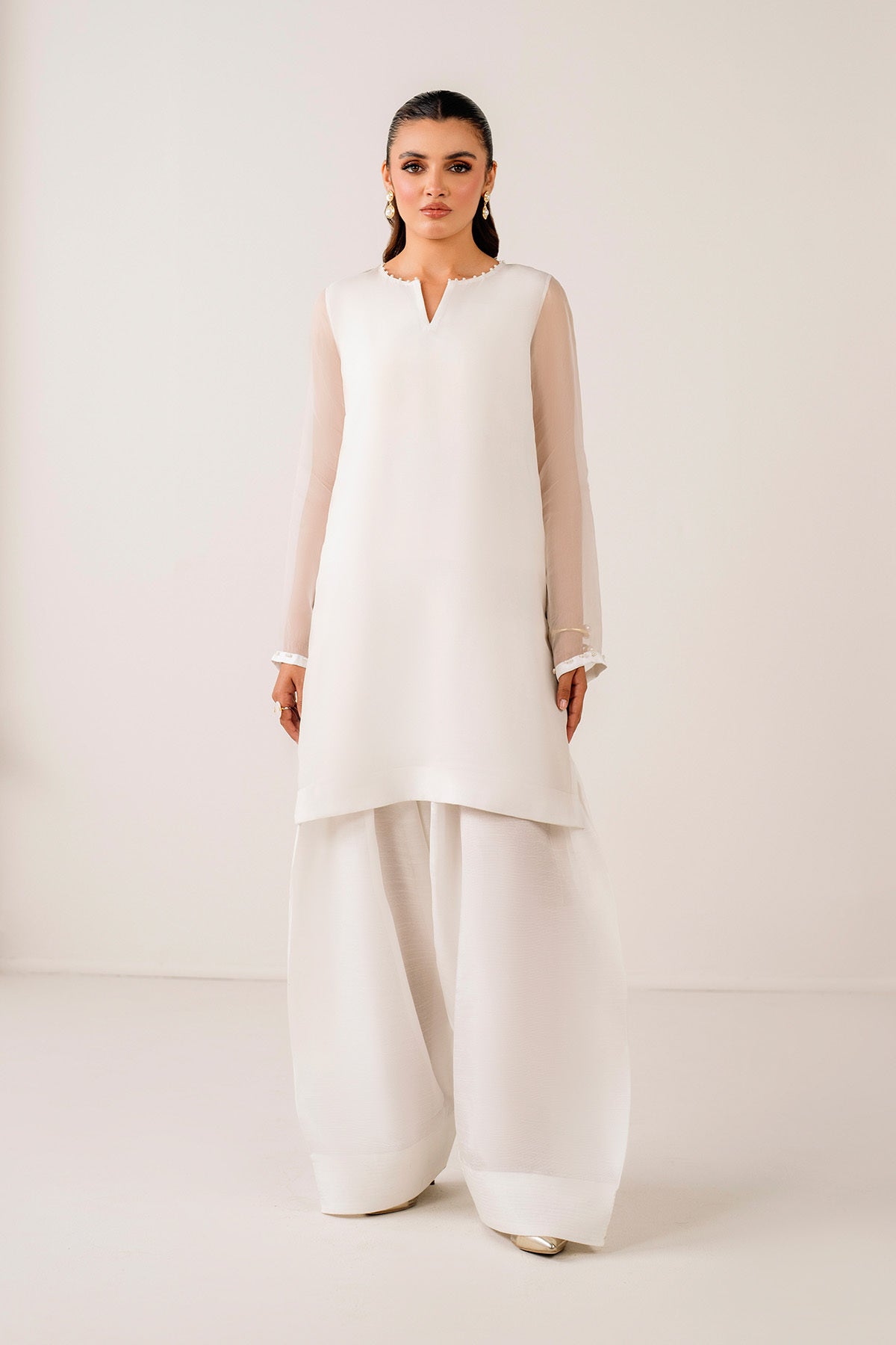Baroque - Plain Chiffon Shirt PR-1117