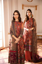 Baroque - Embroidered Net Ch07-03 Stitched