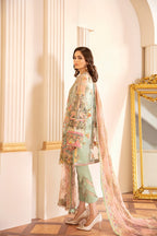 Baroque - Embroidered Net Ch07-01 Unstitched