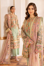 Baroque - Embroidered Net Ch07-01 Unstitched