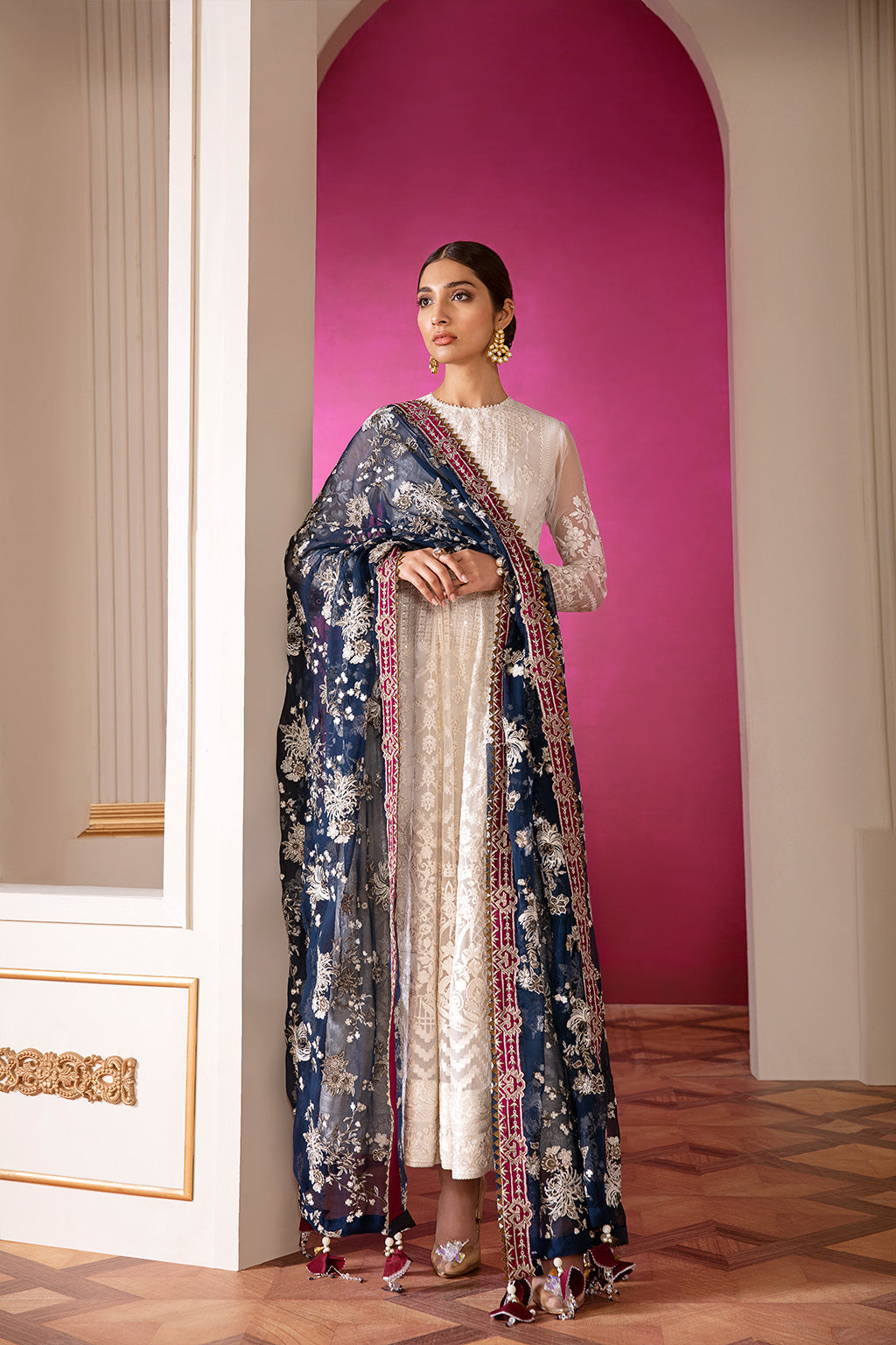 Baroque - Embroidered Chiffon Ch07-02 Stitched