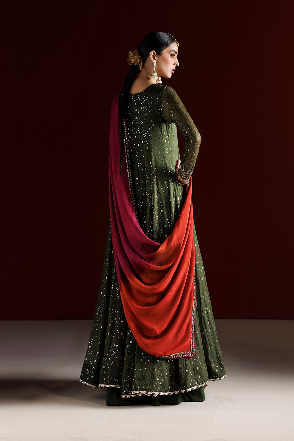 Iznik - Cc-105 Embroidered Chiffon