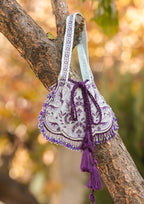 Aik Atelier - Bag - Blue Silk Lwa26