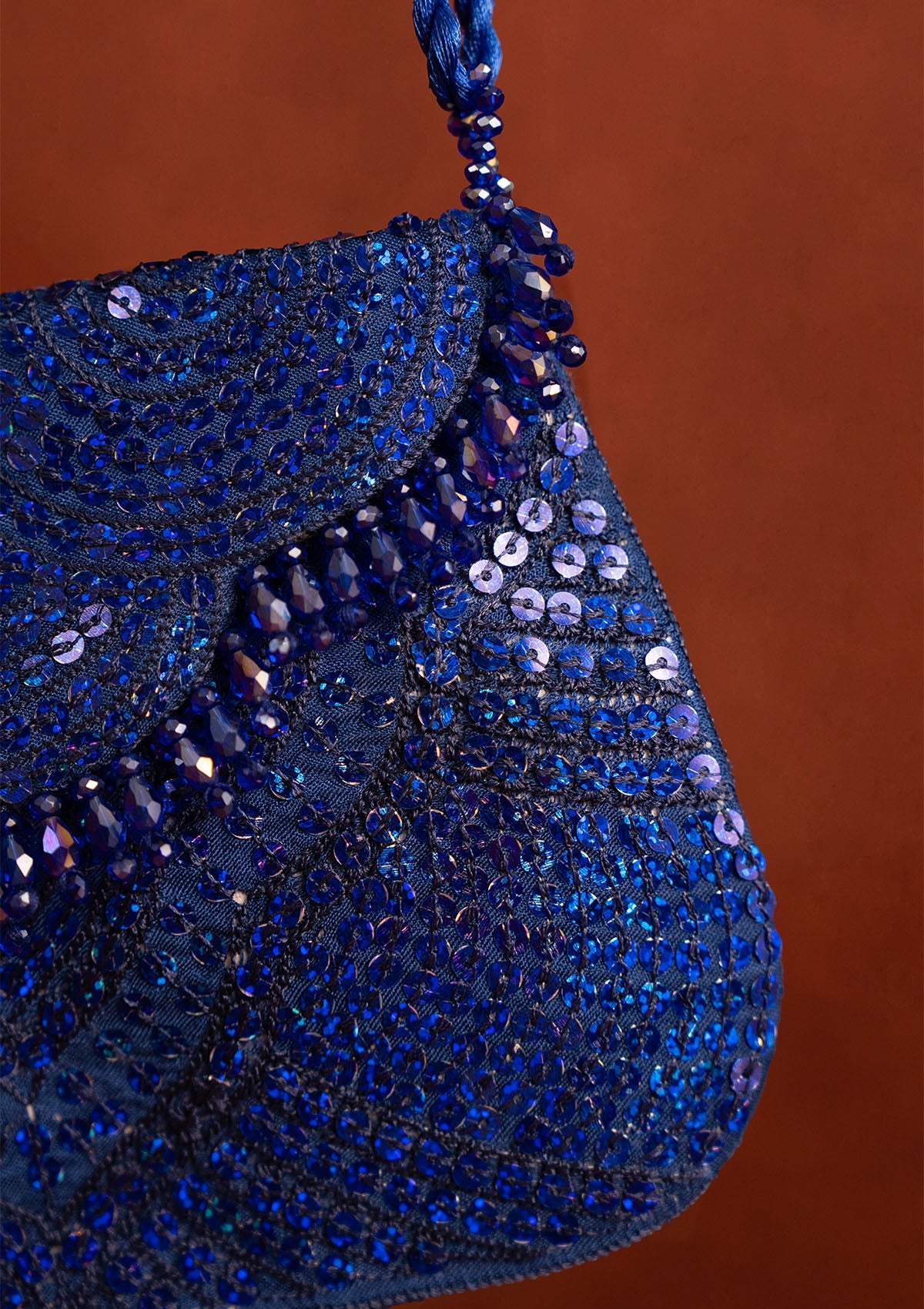 Aik Atelier - Bag - Blue Sequin Mab25