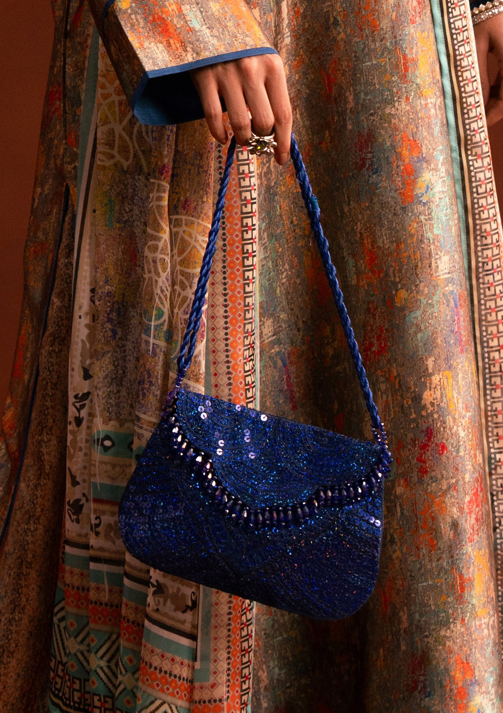 Aik Atelier - Bag - Blue Sequin Mab25
