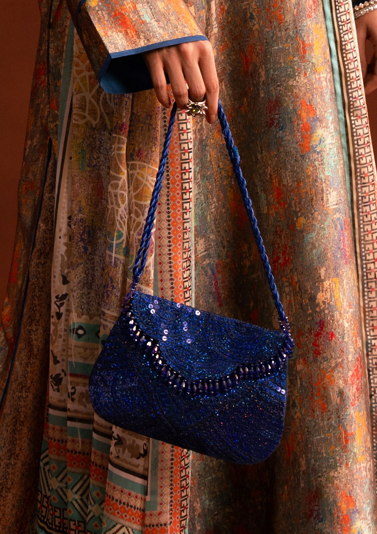 Aik Atelier - Bag - Blue Sequin Mab25