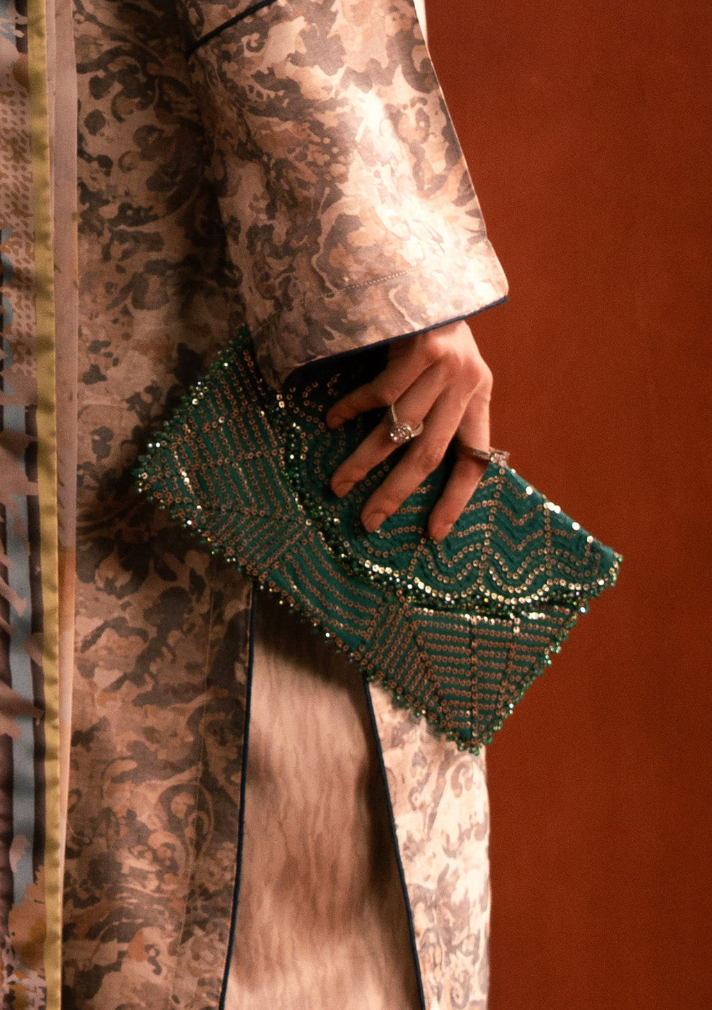 Aik Atelier - Bag - Green Sequin Mab25
