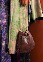 Aik Atelier - Potli - Purple Silk Mab25