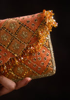 Aik Atelier - Bag - Coral Chatta Patti Sea25