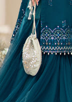 Aik Atelier - Potli - Grey Silk Wdb23