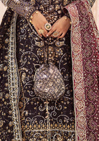 Aik Atelier - Potli - Black Jamawaar Wdb24