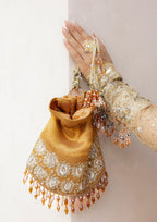 Aik Atelier - Potli - Gold Tissue Wdb25