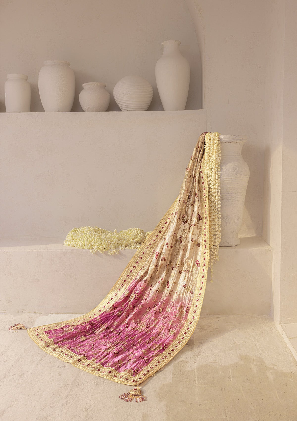 Aik Atelier - Shawl - Light Gold Tissue Wdb25
