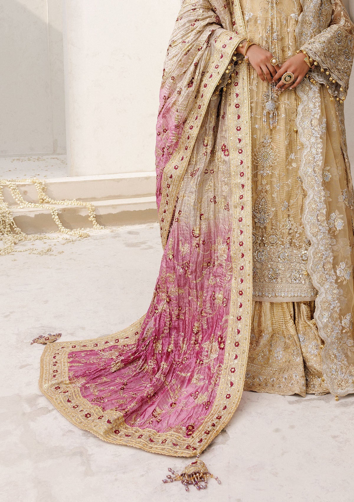 Aik Atelier - Shawl - Light Gold Tissue Wdb25