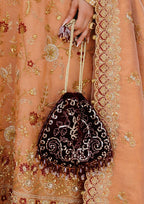 Aik Atelier - Potli - Plum Velvet Wdb25