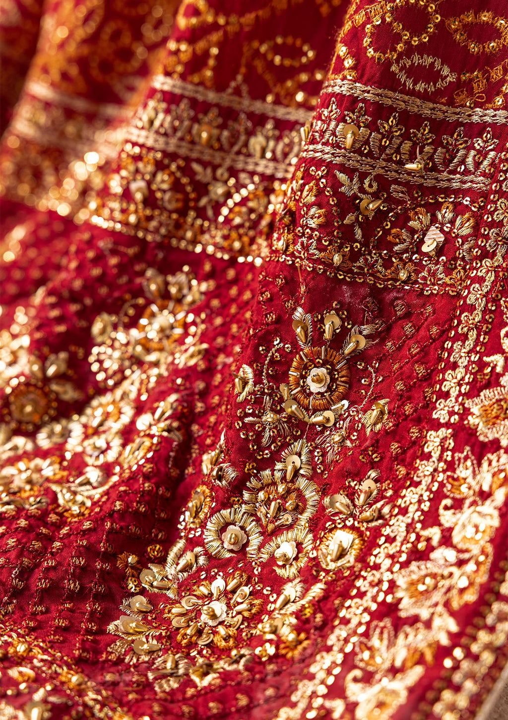 Aik Atelier - Shawl - Red Silk Wdb25