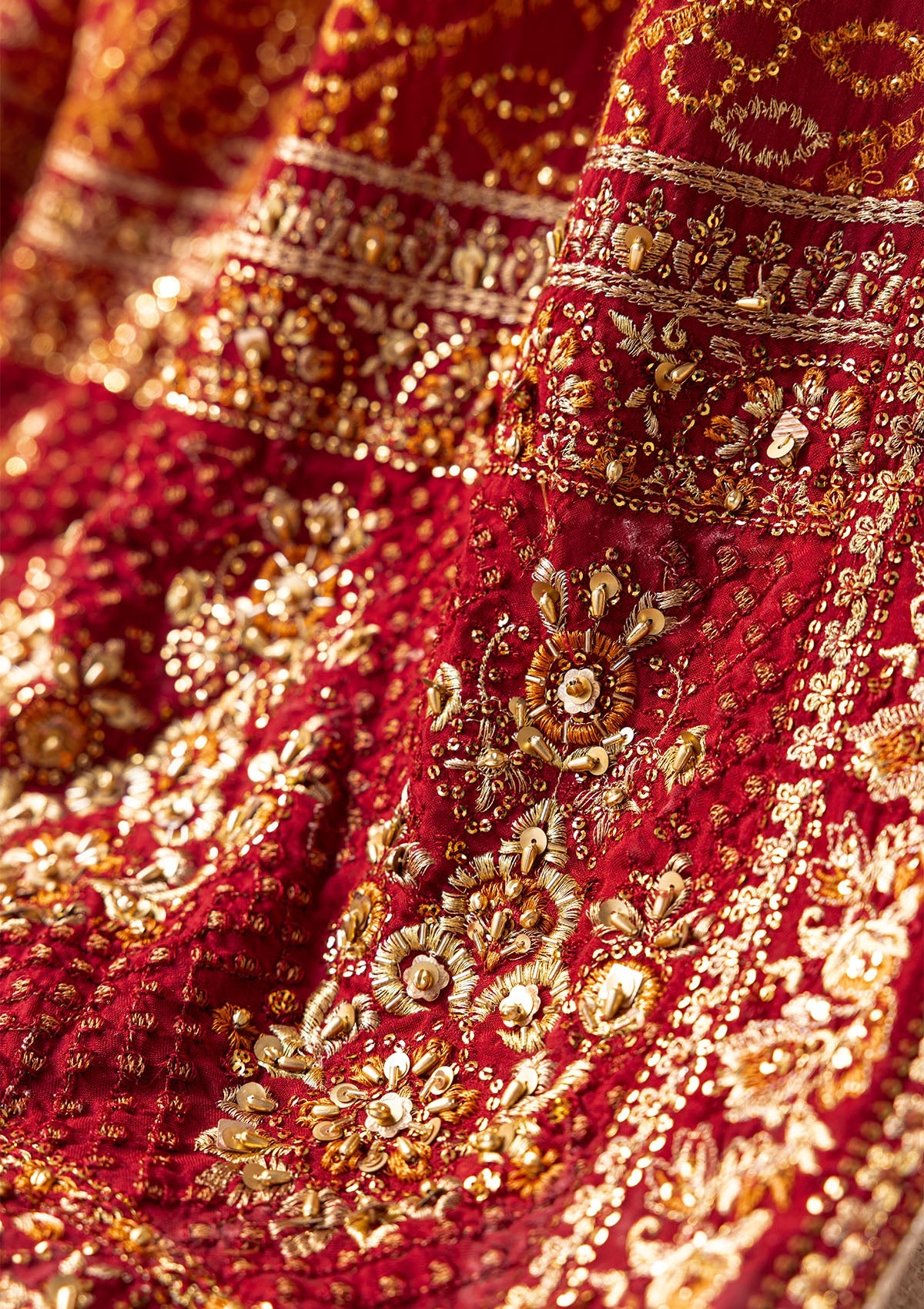 Aik Atelier - Shawl - Red Silk Wdb25