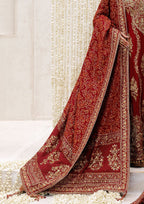 Aik Atelier - Shawl - Red Silk Wdb25