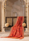 Aik Atelier - Shawl - Coral Silk Wda26