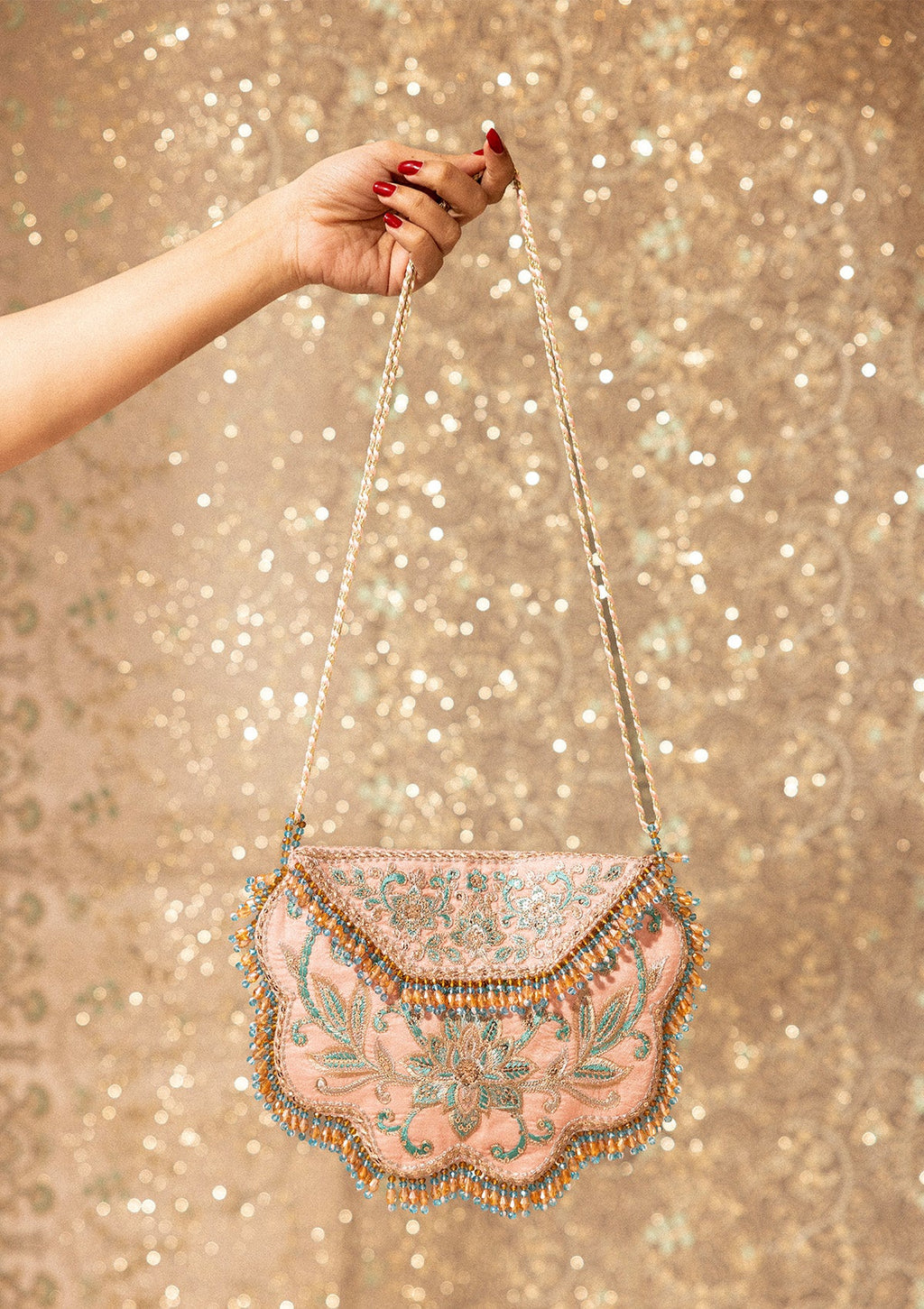 Aik Atelier - Bag - Light Pink Silk Wda26
