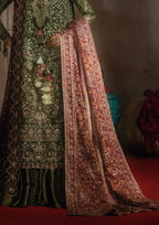 Aik Atelier - Shawl - Plum And Pink Medium Silk Wdb26