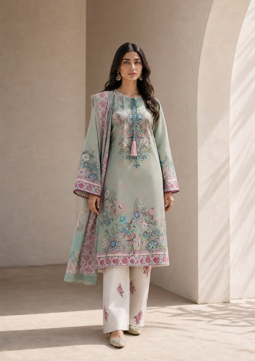 Aik Atelier - Aik Roz- Look B2506
