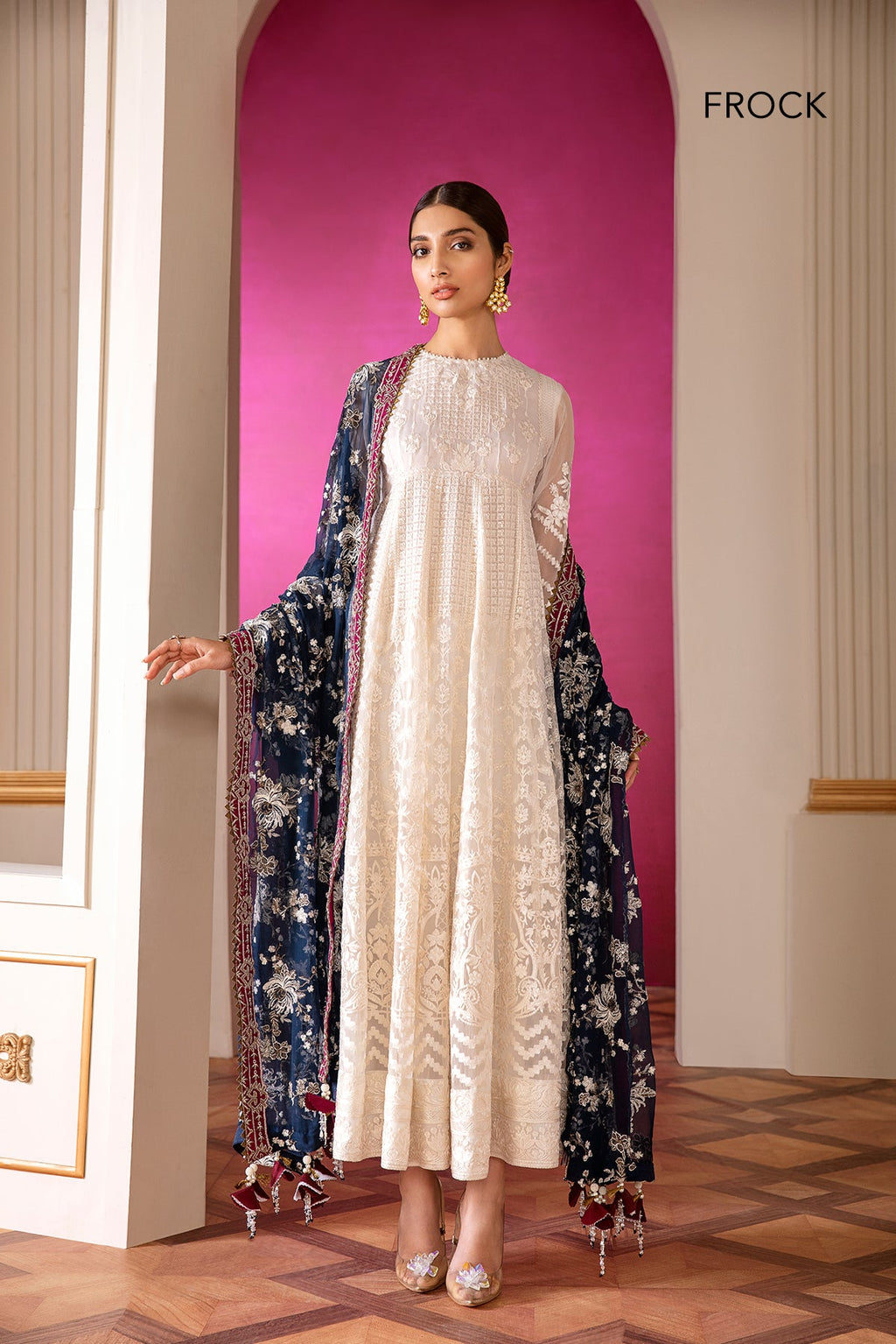 Baroque - Embroidered Chiffon Ch07-02 Unstitched