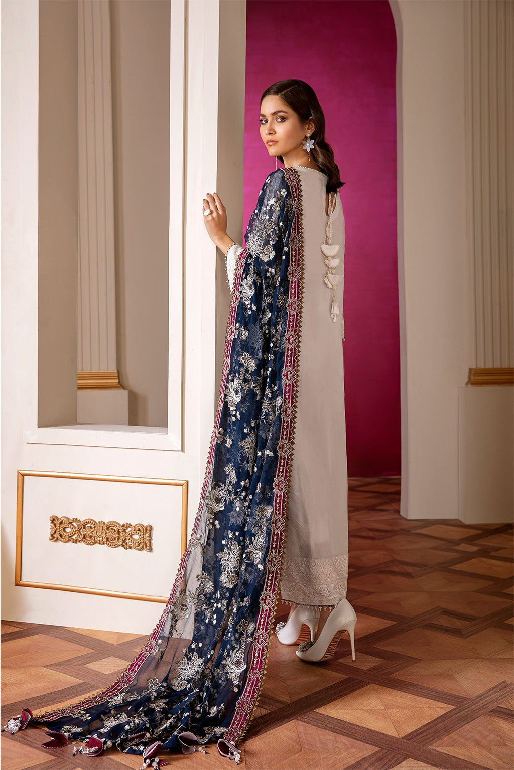 Baroque - Embroidered Chiffon Ch07-02 Unstitched